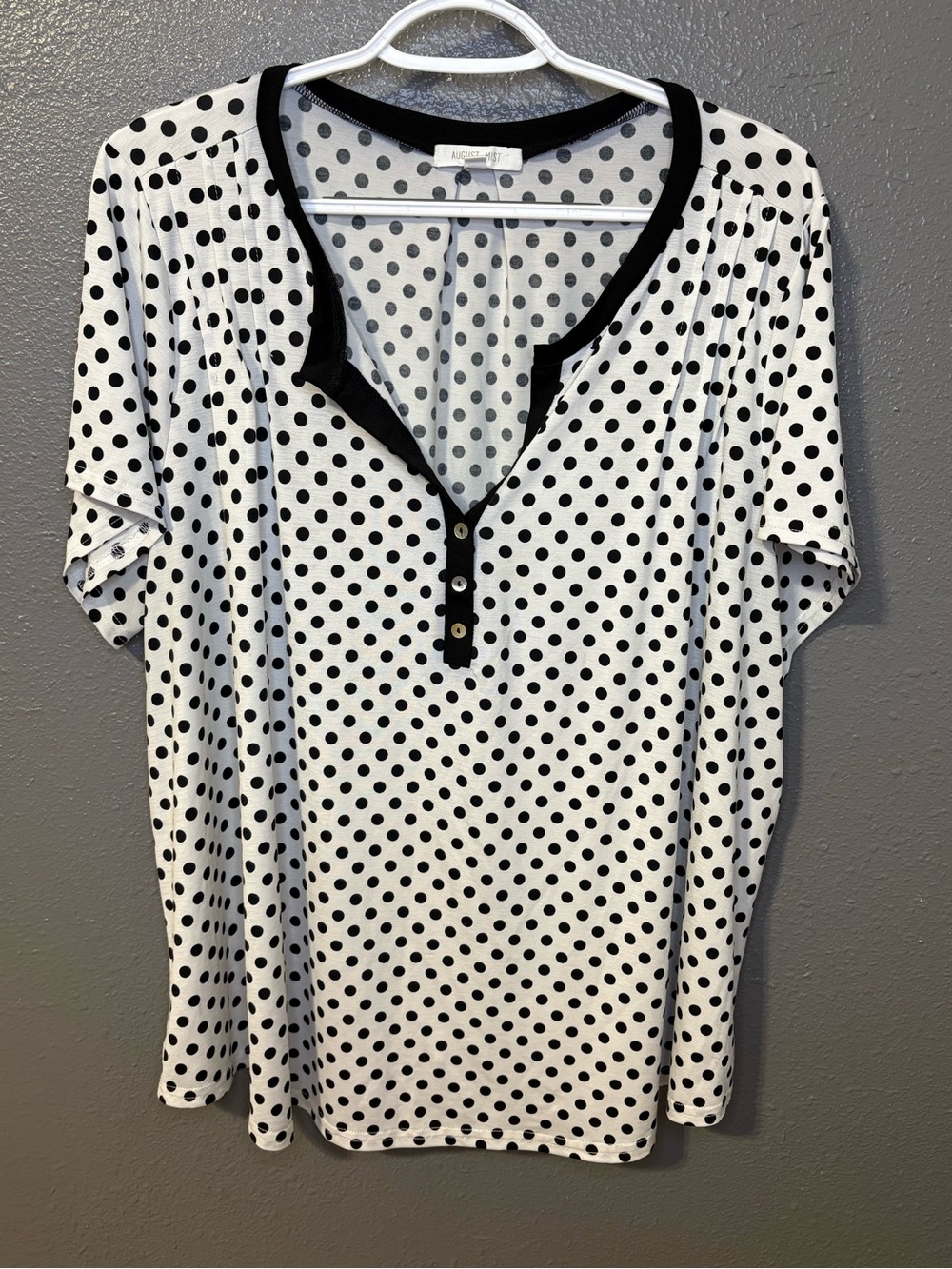 August Mist Polka Dot Blouse - Size 2XL (SKU 269)